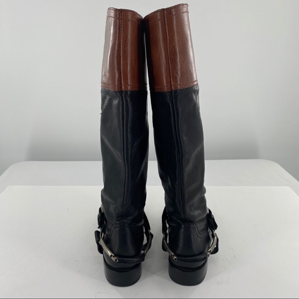 TRASK Leather Harness Riding Boots - Picture 7 of 15